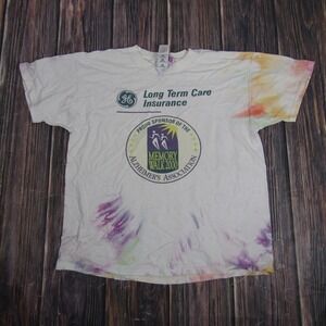 Vintage GE Memory Walk 2000 Shirt Mens Extra Large Tie Dye Alzheimer's